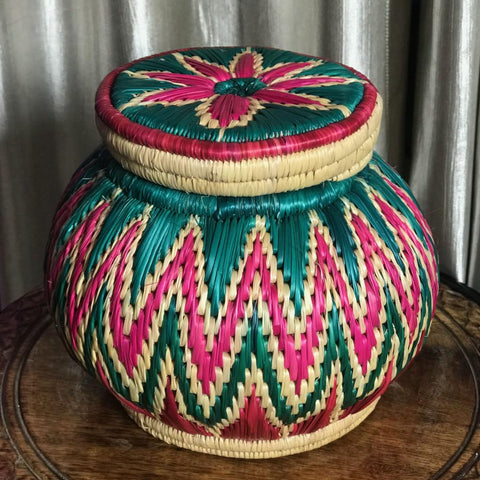 Handcrafted Sikki Grass Medium Storage