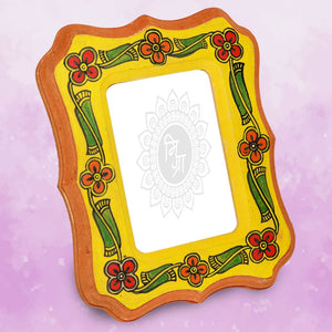 HandPainted Photo frame Mithila Gram