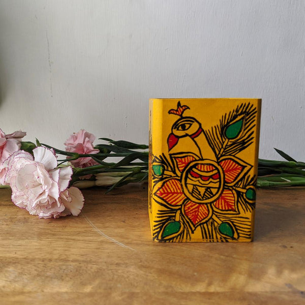 Handcrafted Pen Stand Mithila Gram