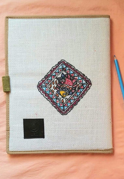 Handpainted Folder File Mithila Gram