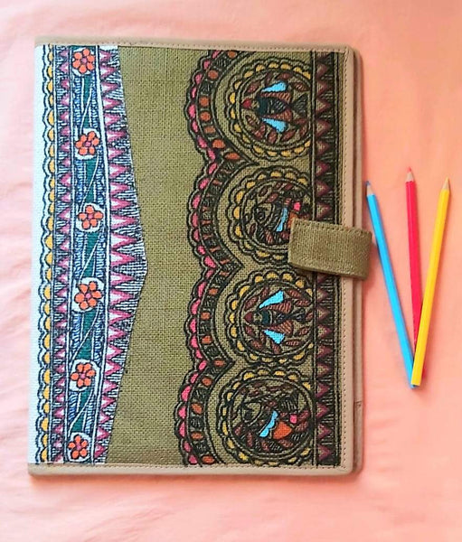 Handpainted Folder File Mithila Gram