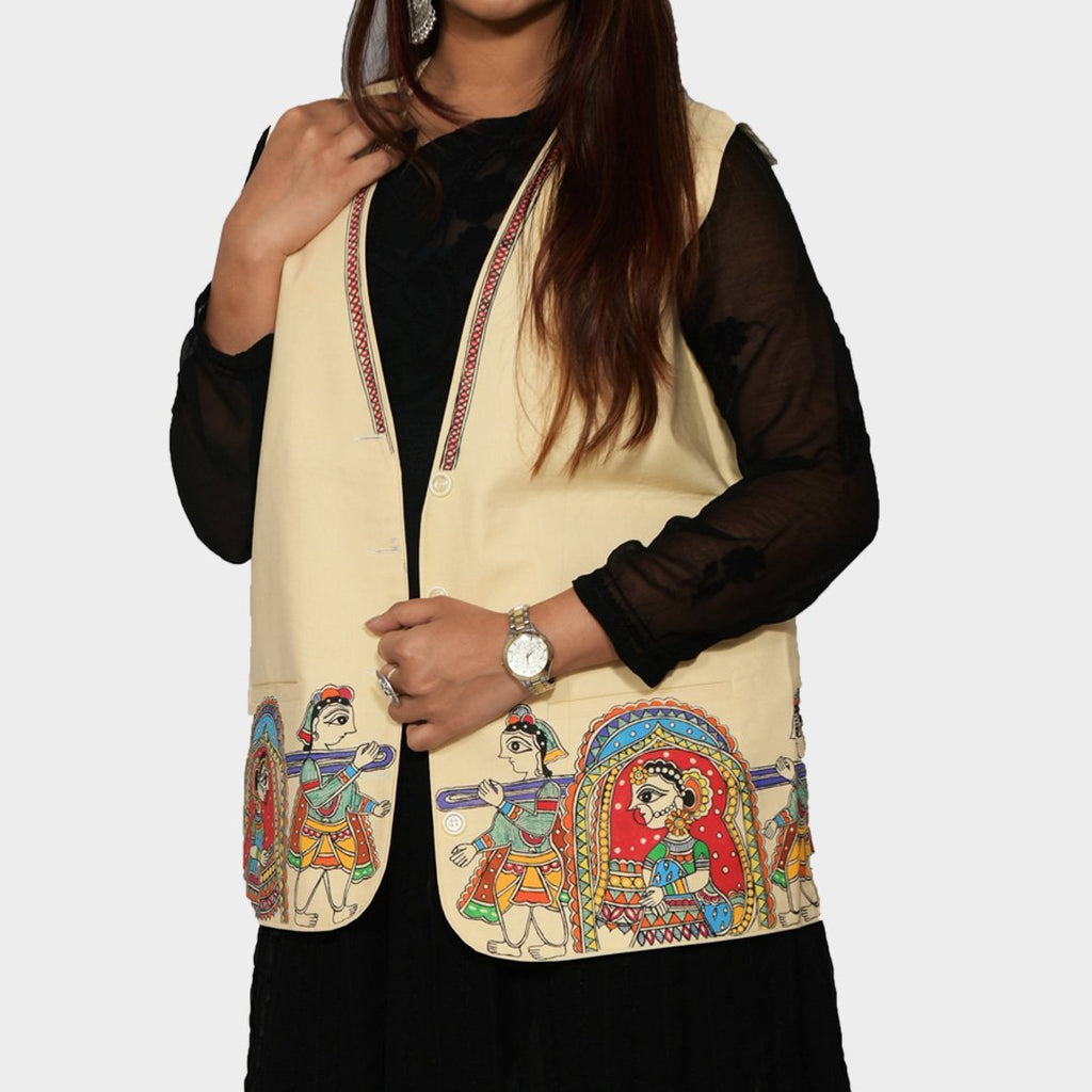 Trendy women's ethnic jacket
