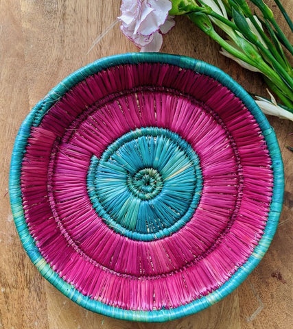 Sikki Grass Decor Plate Mithila Gram