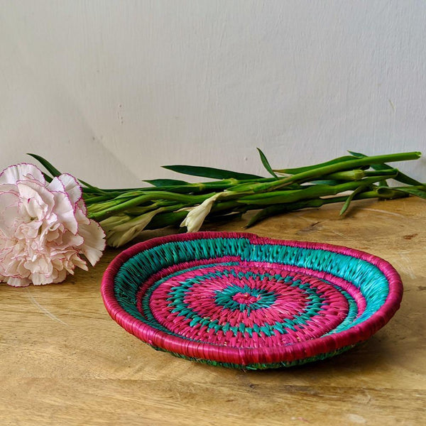 Sikki Grass Decor Plate Mithila Gram